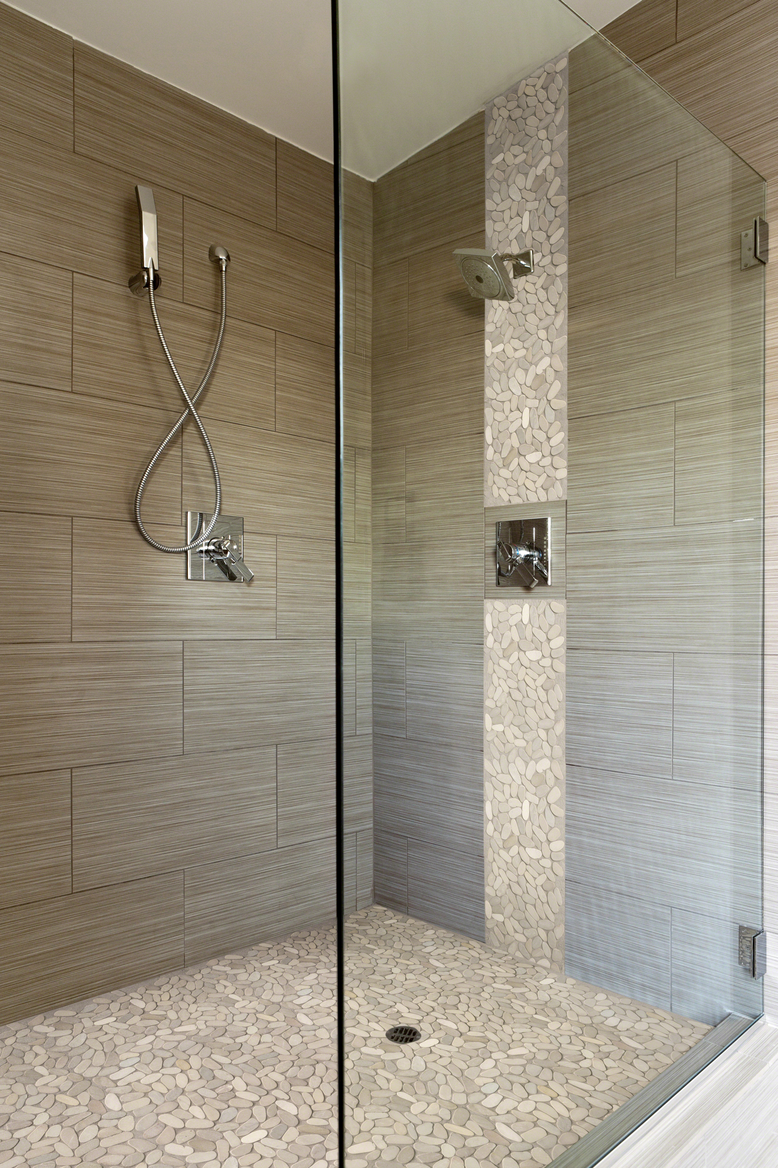 Pebble Mosaic Shower