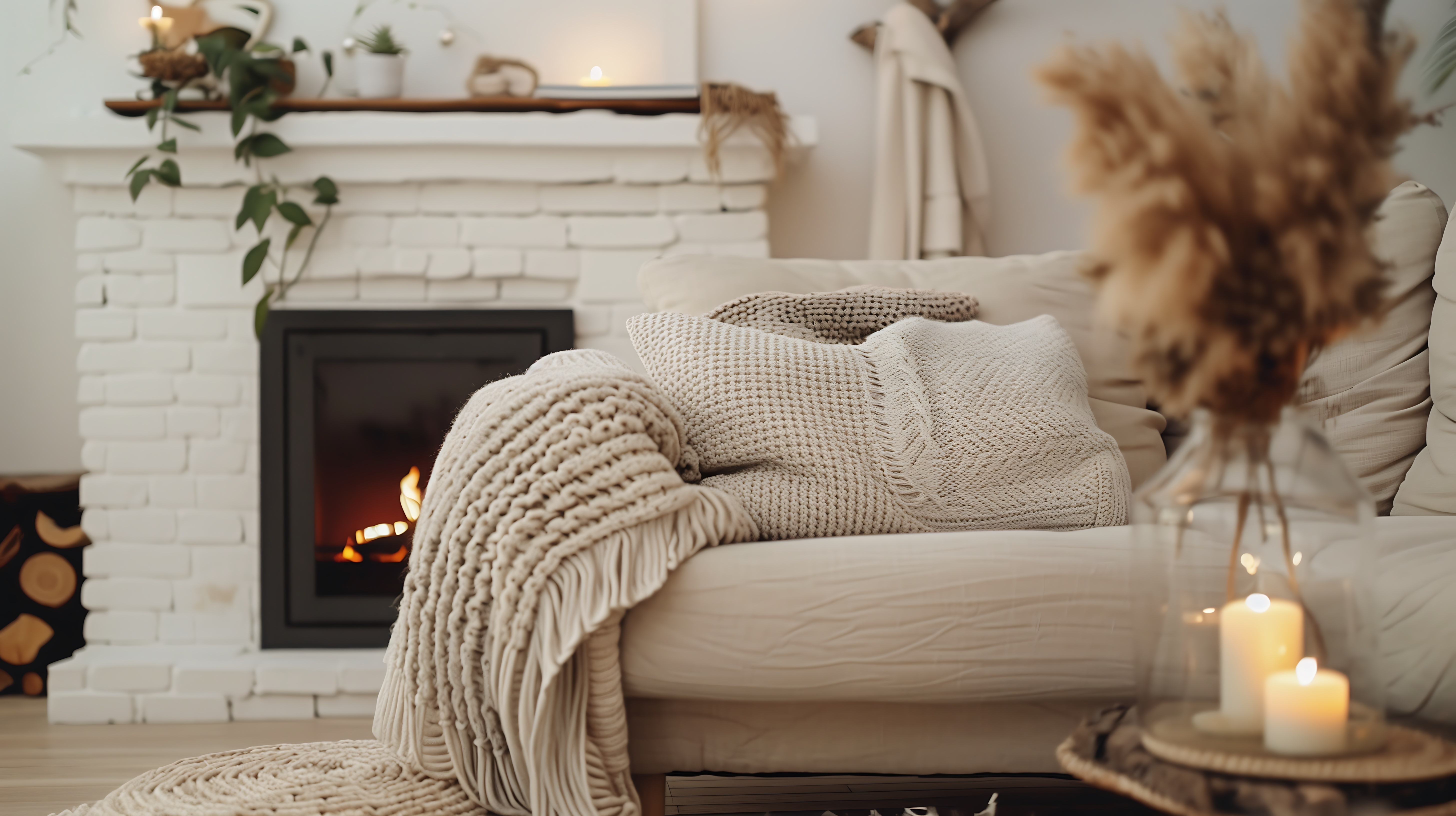 warm cozy living room