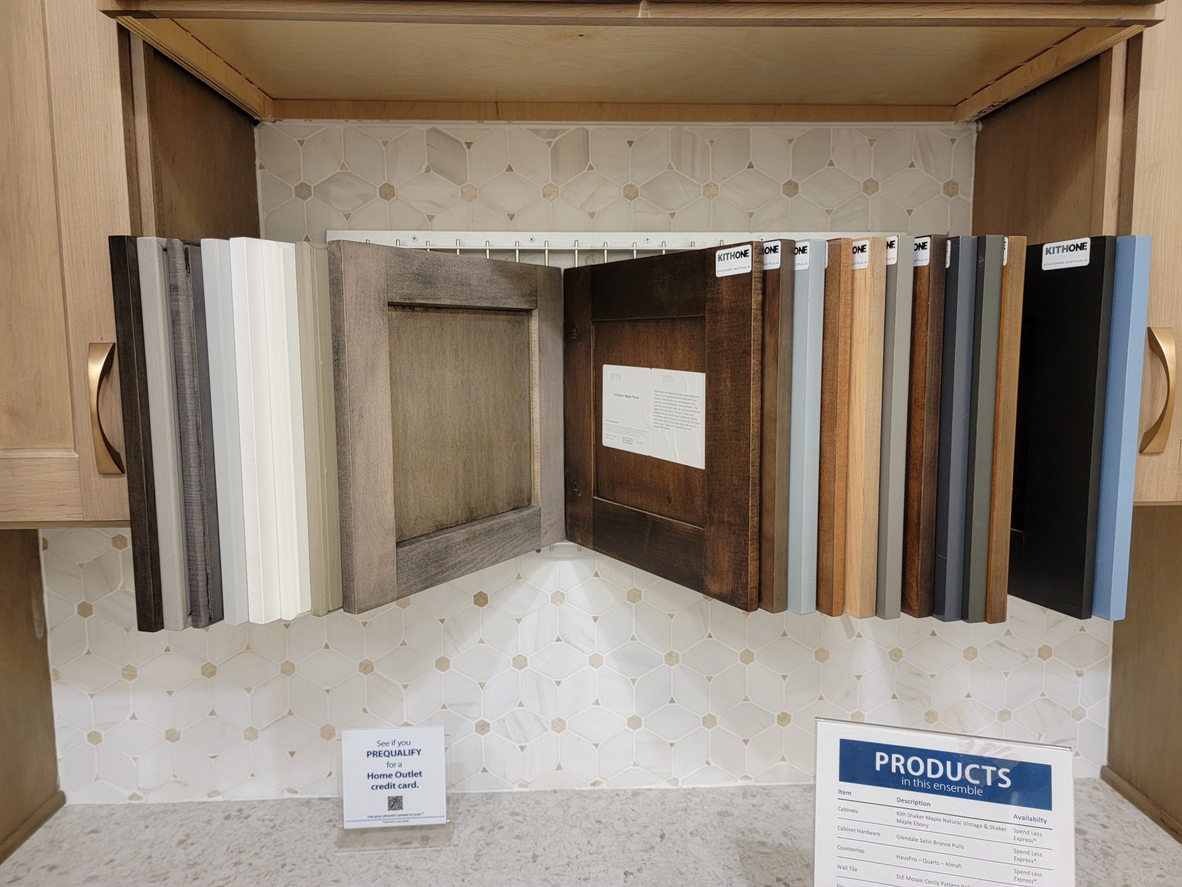 kith cabinet display at home outlet